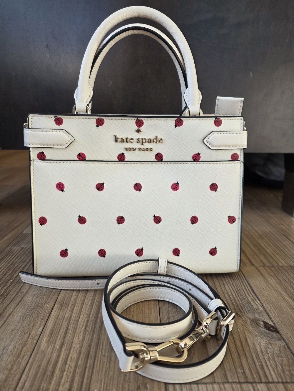 kate spade Staci Small Ladybug Satchel